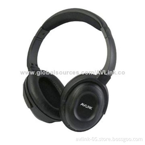 In-car Infrared Dual-channel Headphones with Comfortable Fit, Rotating Design and 70dB S/N Ratio